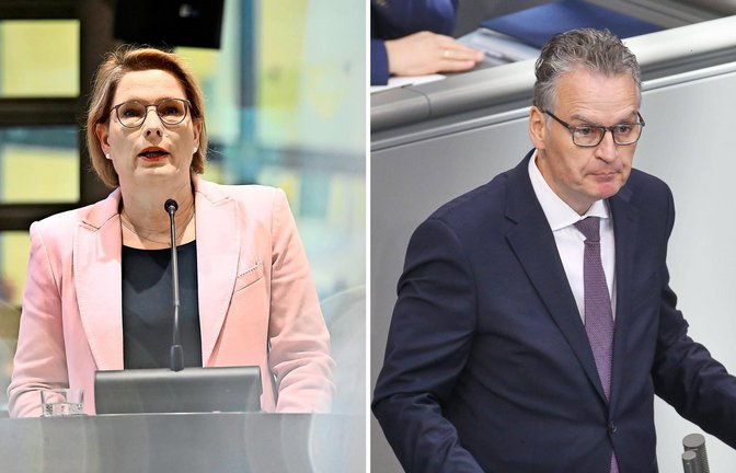 CDU-Fraktionsvize Günter Krings kritisiert den Vorschlag von Bundesjustizministerin Stefanie Hubig (SPD, links).<span class='image-autor'>Foto: Katharina Kausche/Imago</span>