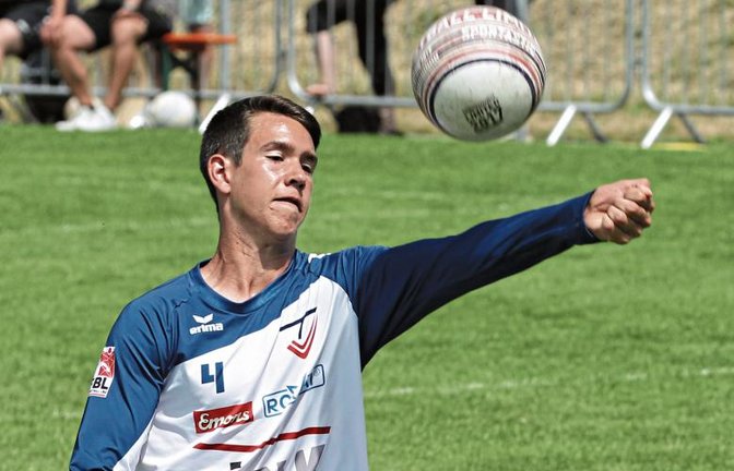 Andreas Knodel hat die U-16-Faustballer des TV Vaihingen zum Titel bei der DM in Stuttgart-Vaihingen geführt. Foto: Archiv/Nachreiner
