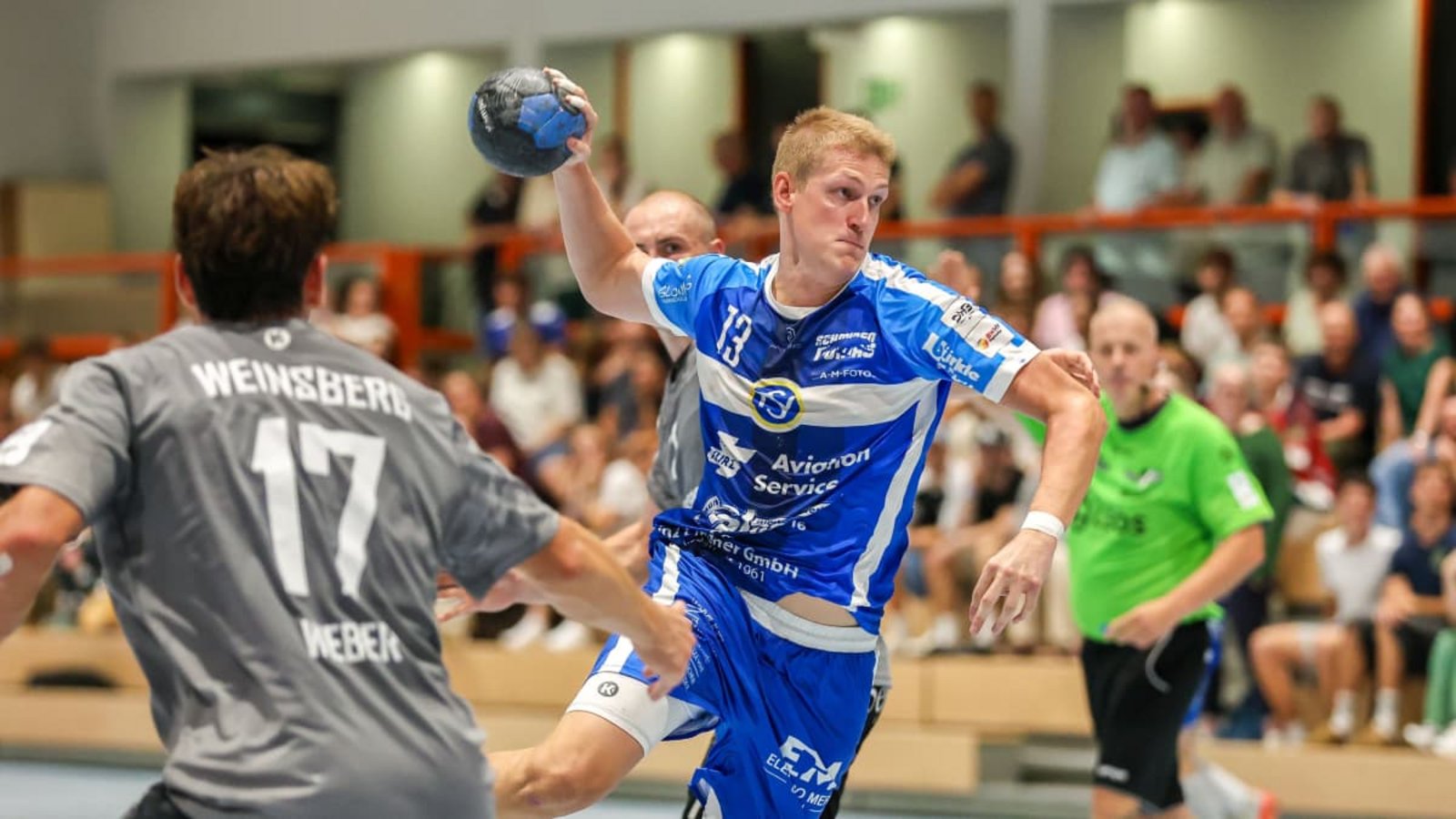 Lukas Lehmkühler hat bereits im ersten Ligaspiel gezeigt, wie wichtig er im Team des Aufsteigers TSV Schmiden ist.Günter Schmid Lukas Lehmkühler hat bereits im ersten Ligaspiel gezeigt, wie wichtig er im Team des Aufsteigers TSV Schmiden ist.Günter Schmid