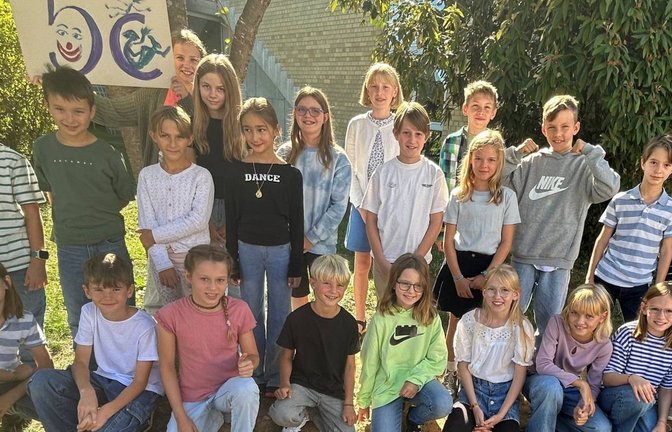 Die Klasse 5c am FAG.