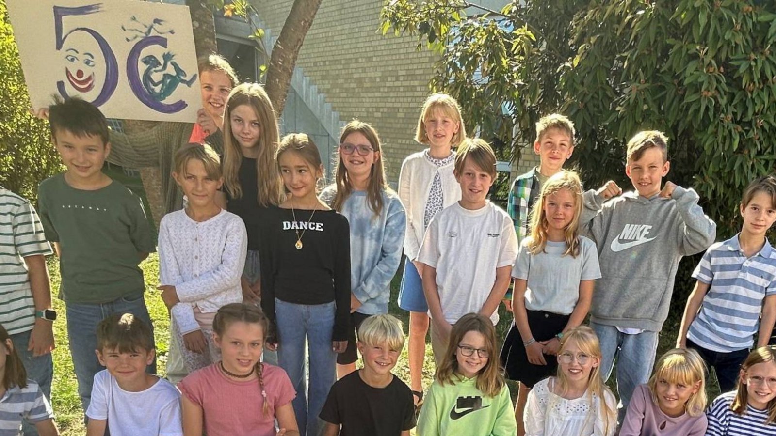 Die Klasse 5c am FAG. Die Klasse 5c am FAG.
