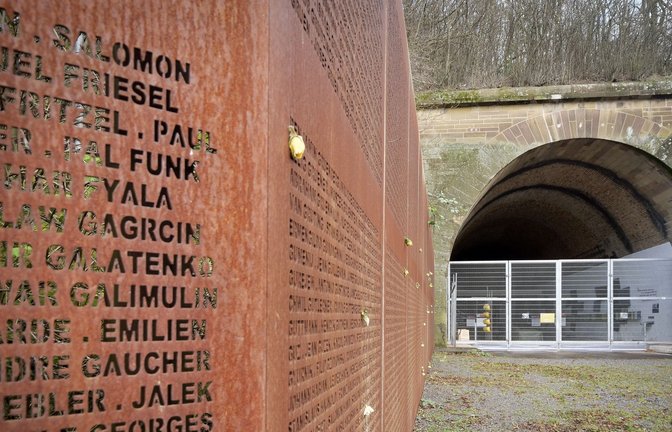 Im ehemaligen Autobahntunnel befindet sich die KZ-Gedenkstätte auf dem Engelberg in Leonberg.<span class='image-autor'>Foto: Simon Granville</span>