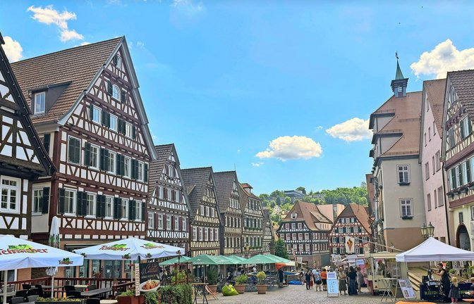 Die mehr als 200 Fachwerkhäuser von Calw stehen unter Denkmalschutz.<span class='image-autor'>Foto: Recken</span>