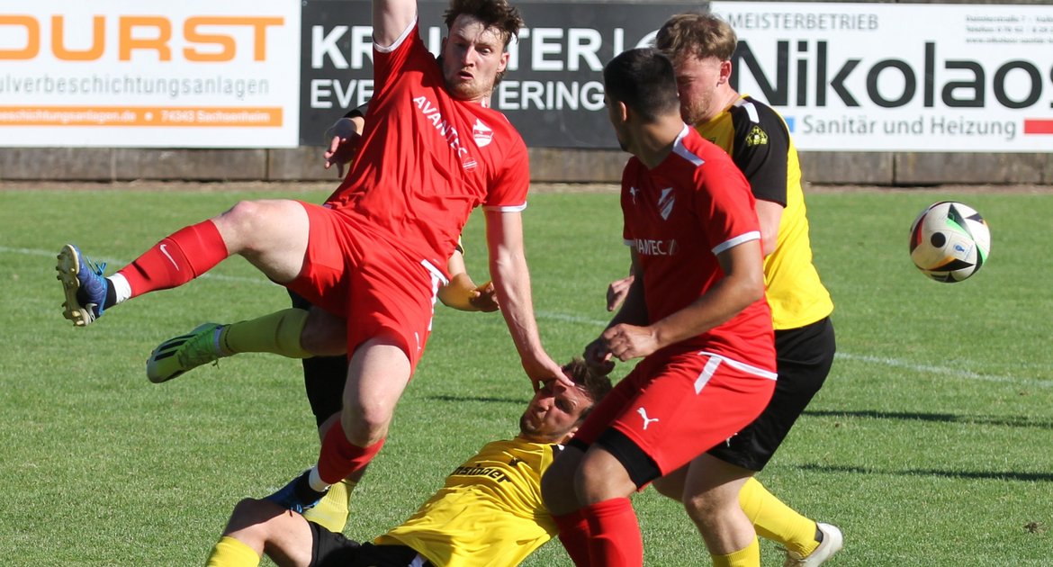 Fussball, Männer, Vaihinger Stadtpokal 2025, SV Horrheim, TSV Ensingen, Foto: Dittrich