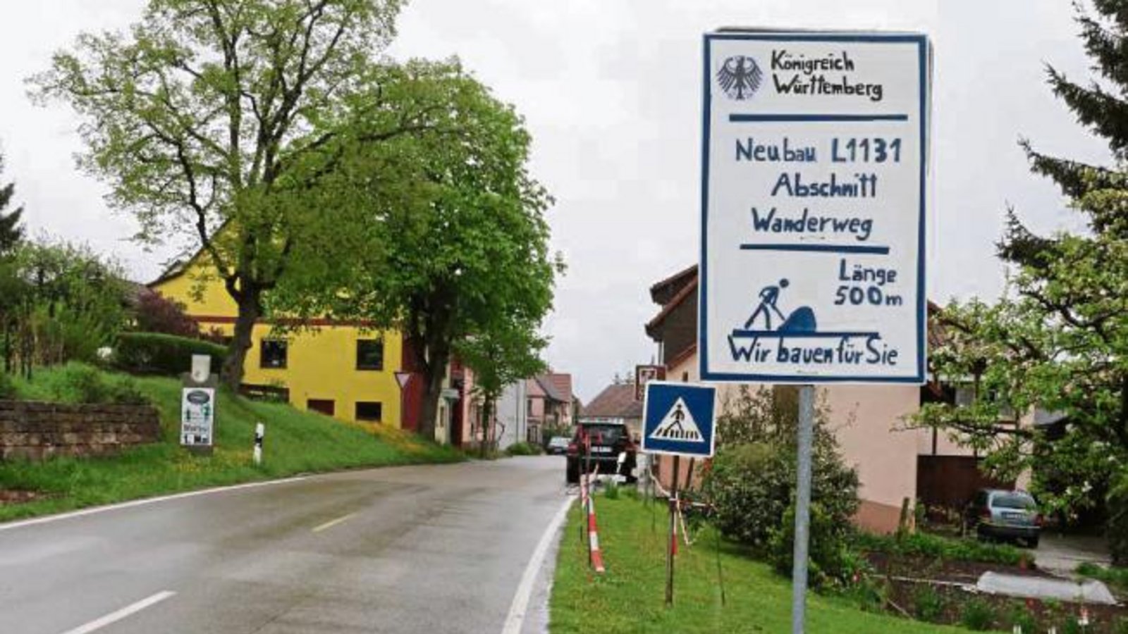 Gündelbach ist bekannt für seine geistreichen 1.-Mai-Scherze. Foto: Bögel