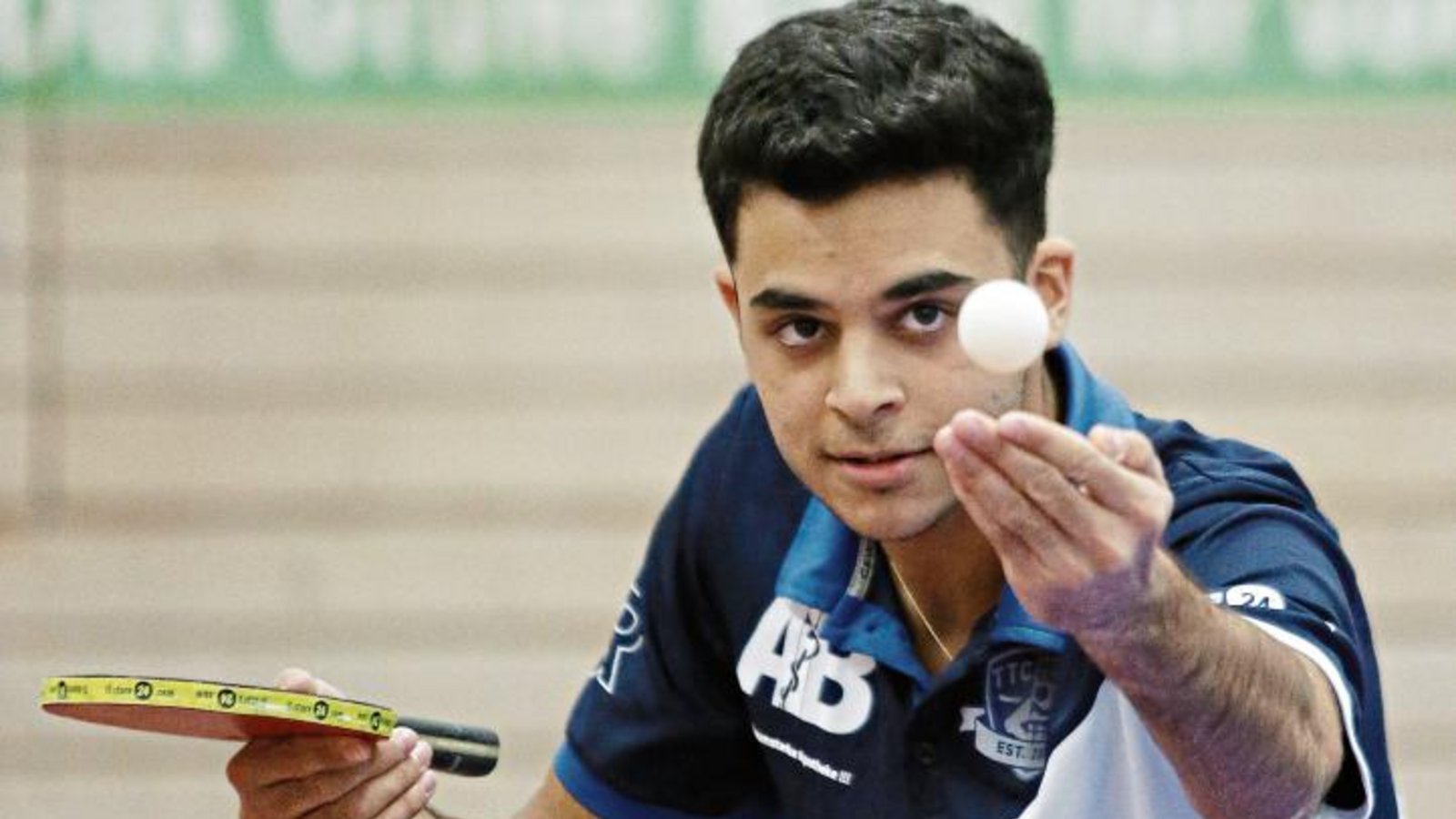 Tal Israeli ist einer von nur wenigen Spielern, die auch in der Vergangenheit schon für den TTC Bietigheim-Bissingen aufgeschlagen haben. Foto: Baumann