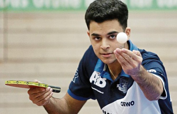 Tal Israeli ist einer von nur wenigen Spielern, die auch in der Vergangenheit schon für den TTC Bietigheim-Bissingen aufgeschlagen haben. Foto: Baumann
