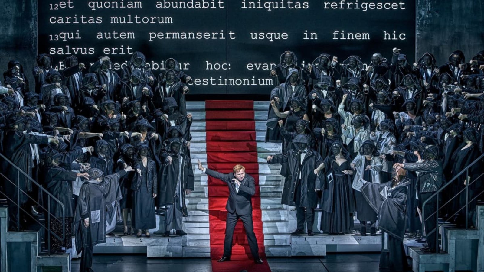 Auf jeden Fall laut: Andreas Schager singt den Titelhelden in Richard Wagners Oper „Rienzi, der letzte der Tribunen“.Enrico Nawrath/Bayreuther Festspiele/dpa