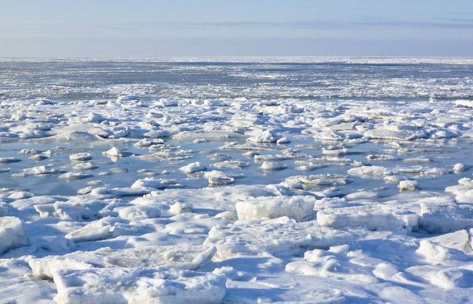 Eisschollen bei St. Peter Ording: So könnte es auch in der Eiszeit an der Nordsee ausgesehen haben.<span class='image-autor'>Foto: Imago/Panthermedia</span>