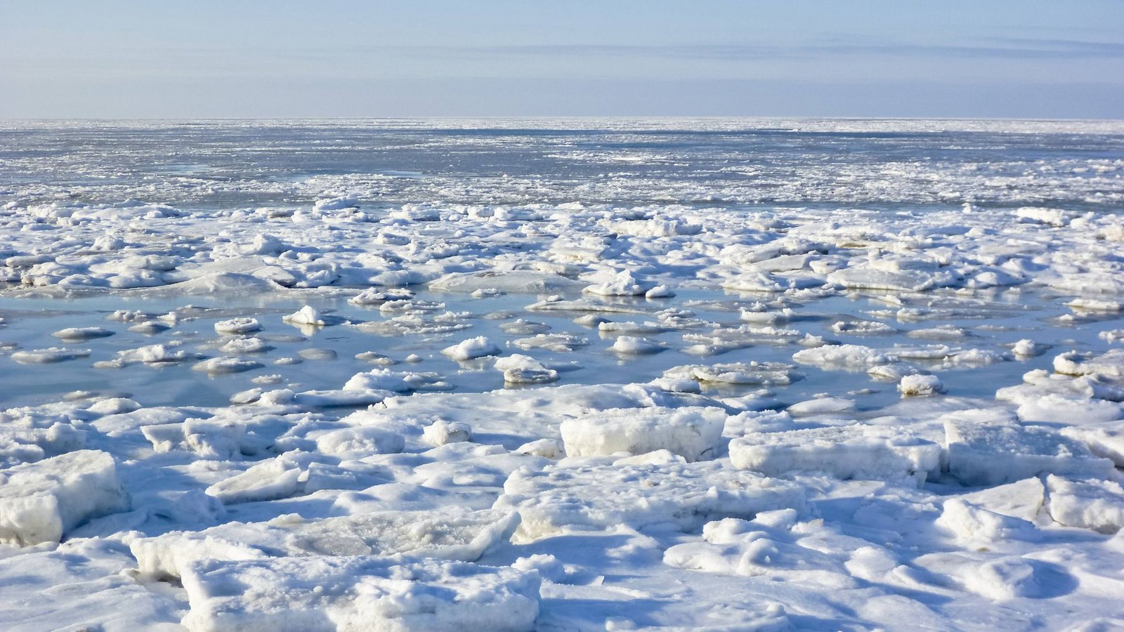 Eisschollen bei St. Peter Ording: So könnte es auch in der Eiszeit an der Nordsee ausgesehen haben.Foto: Imago/Panthermedia