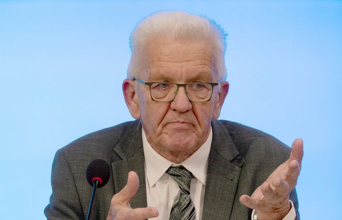 Winfried Kretschmann tritt mittelfristig für eine Reform der Schuldenbremse ein.<span class='image-autor'>Foto: dpa/Anna Ross</span>
