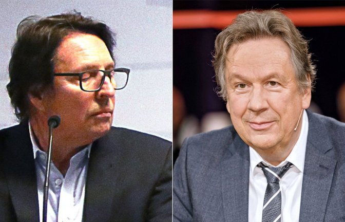 Der Mannheimer Oberstaatsanwalt Romeo Schüssler (links) war Direktor der JVA Mannheim, als Jörg Kachelmann dort im Jahr 2010 mehr als vier Monate in U-Haft saß.<span class='image-autor'>Foto: dpa/Dieter Leder, imago/Star-Media</span>