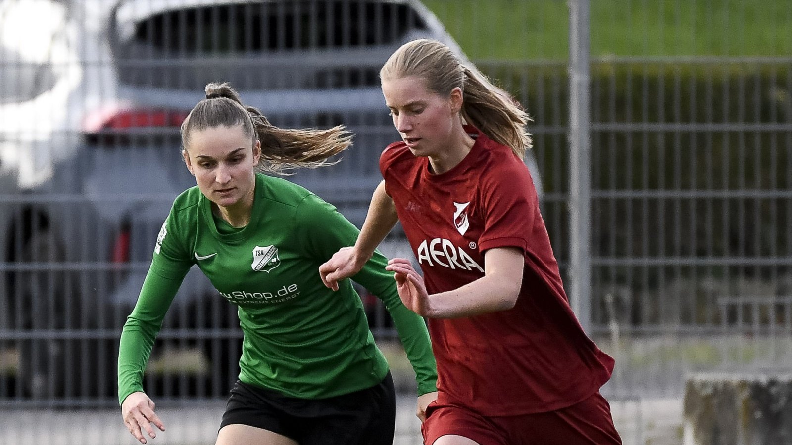 Finnja Röhm (rechts) peilt mit dem SV Horrheim beim SB Asperg einen erfolgreichen Saisonstart an. Foto: Leitner Finnja Röhm (rechts) peilt mit dem SV Horrheim beim SB Asperg einen erfolgreichen Saisonstart an. Foto: Leitner