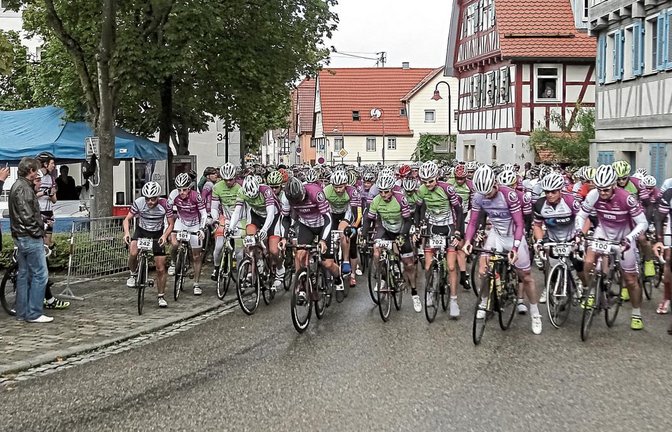 Eberdingen war schon Startpunkt des Lila Logistik Charity Bike Cups, in diesem Jahr wird es mehrfach durchfahren. Foto: Simecek
