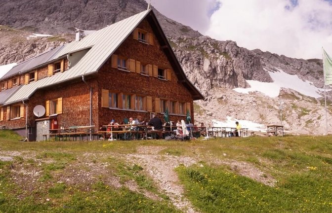 Die Göppinger Hütte auf dem Gamsboden zwischen dem Lechtal und dem Großen Walsertal.<span class='image-autor'>Privat/Betz</span>
