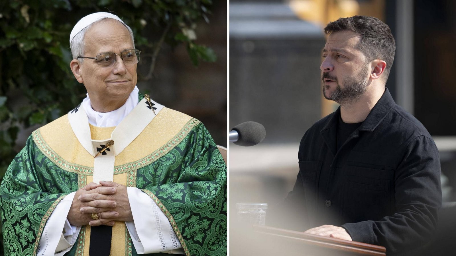 Papst Leo und der ukrainische Präsident Selenskyi sind im Vatikan verabredet.Foto: IMAGO/Independent Photo Agency Int./IMAGO/POOL / CPP / ipa-agency.net / IMAGO / APAimages Papst Leo und der ukrainische Präsident Selenskyi sind im Vatikan verabredet.Foto: IMAGO/Independent Photo Agency Int./IMAGO/POOL / CPP / ipa-agency.net / IMAGO / APAimages