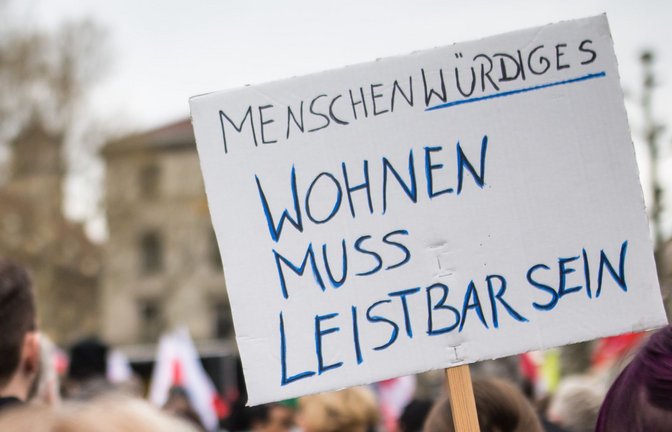 Die Linke setzt sich für bezahlbaren Wohnraum ein. Ihre  wichtigste Wahlkampfforderung bei der Kommunalwahl: niedrige Mieten.<span class='image-autor'>Foto: Lichtgut/Christoph Schmidt/Christoph Schmidt</span>