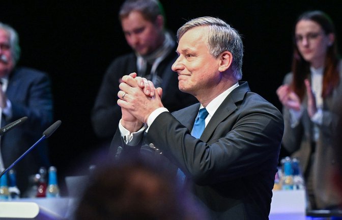 Hans-Ulrich Rülke wurde in Fellbach zum FDP-Landesvorsitzenden gewählt.<span class='image-autor'>Foto: dpa/Bernd Weißbrod</span>