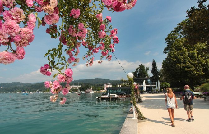 Die Promenade in Pörtschach  Foto: Imago/Ralph Peters<span class='image-autor'>Foto: &nbsp;</span>
