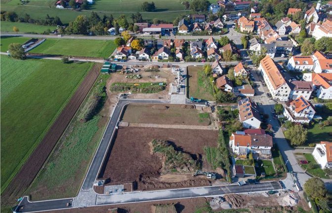 Im Tübinger Stadtteil Bühl wurden mehrere Bauplätze wieder zurückgegeben – unter anderem wegen gestiegener Baukosten und hoher Zinsen.<span class='image-autor'>Foto: Verwaltungsstelle Bühl/Andreas Kälble</span>