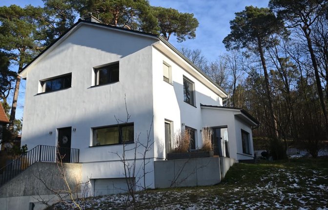 Das Haus der Familie W. im brandenburgischen Rangsdorf.<span class='image-autor'>David Hammersen/dpa</span>