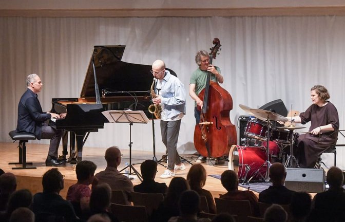 Das großartige Eva Klesse Quartett beim Konzert im Ulmer Stadthaus.<span class='image-autor'>Udo Eberl</span>