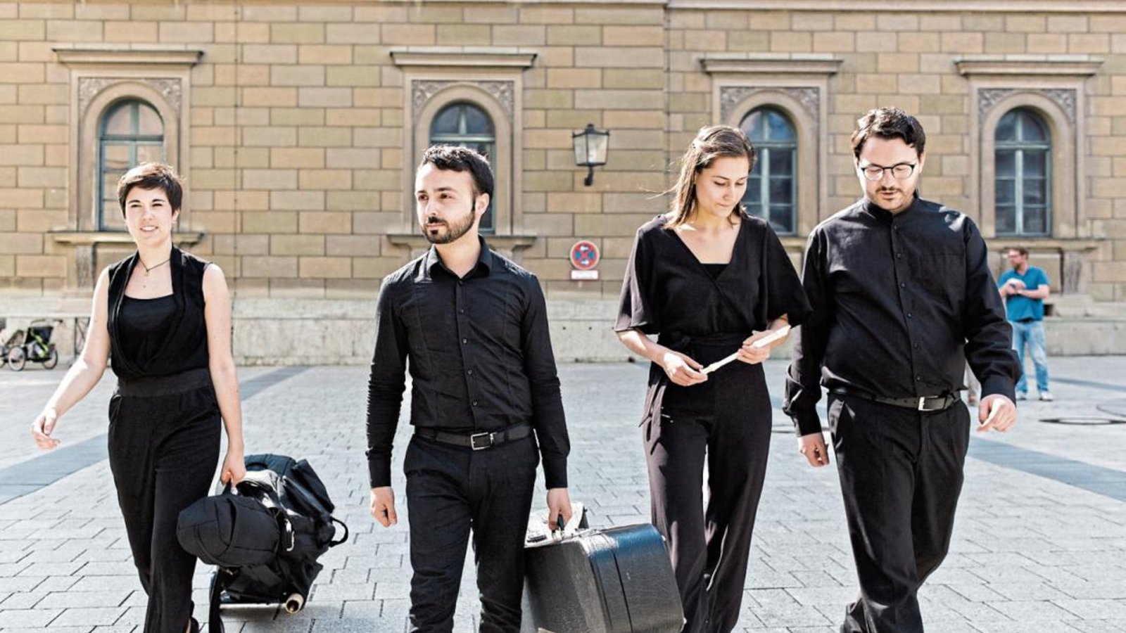 Das junge Ensemble Caladrius aus München ist mit seiner originellen Besetzung aus Blockflöten, verschiedenen Lauteninstrumenten, Violone und Cembalo bei „Mühlacker Concerto“ zu Gast.  Foto: p