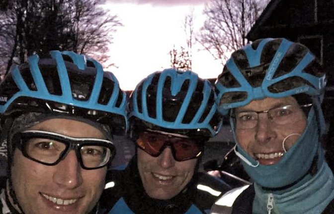 Gut gekühlt: Jochen Böhringer, Patrick Krauth und Thorsten Witt (von links) Foto: privat