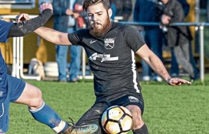 Mit Kevin Stotz starten die Fußballer aus dem Strudelbachtal am Sonntag in den zweiten Teil der A-3-Saison. Foto: Leitner