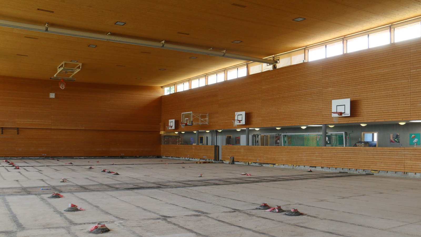 Noch im vergangenen Juli sah die Turnhalle so aus.