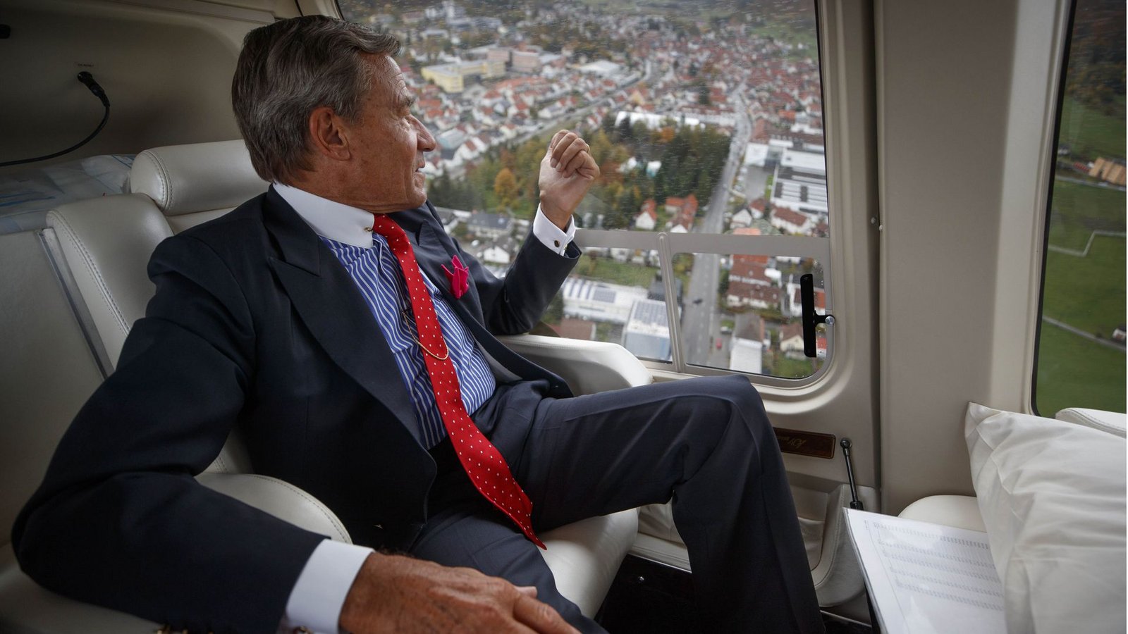 Wolfgang Grupp beim Landeanflug auf BurladingenFoto: © C) Gottfried Stoppel/Gottfried Stoppel