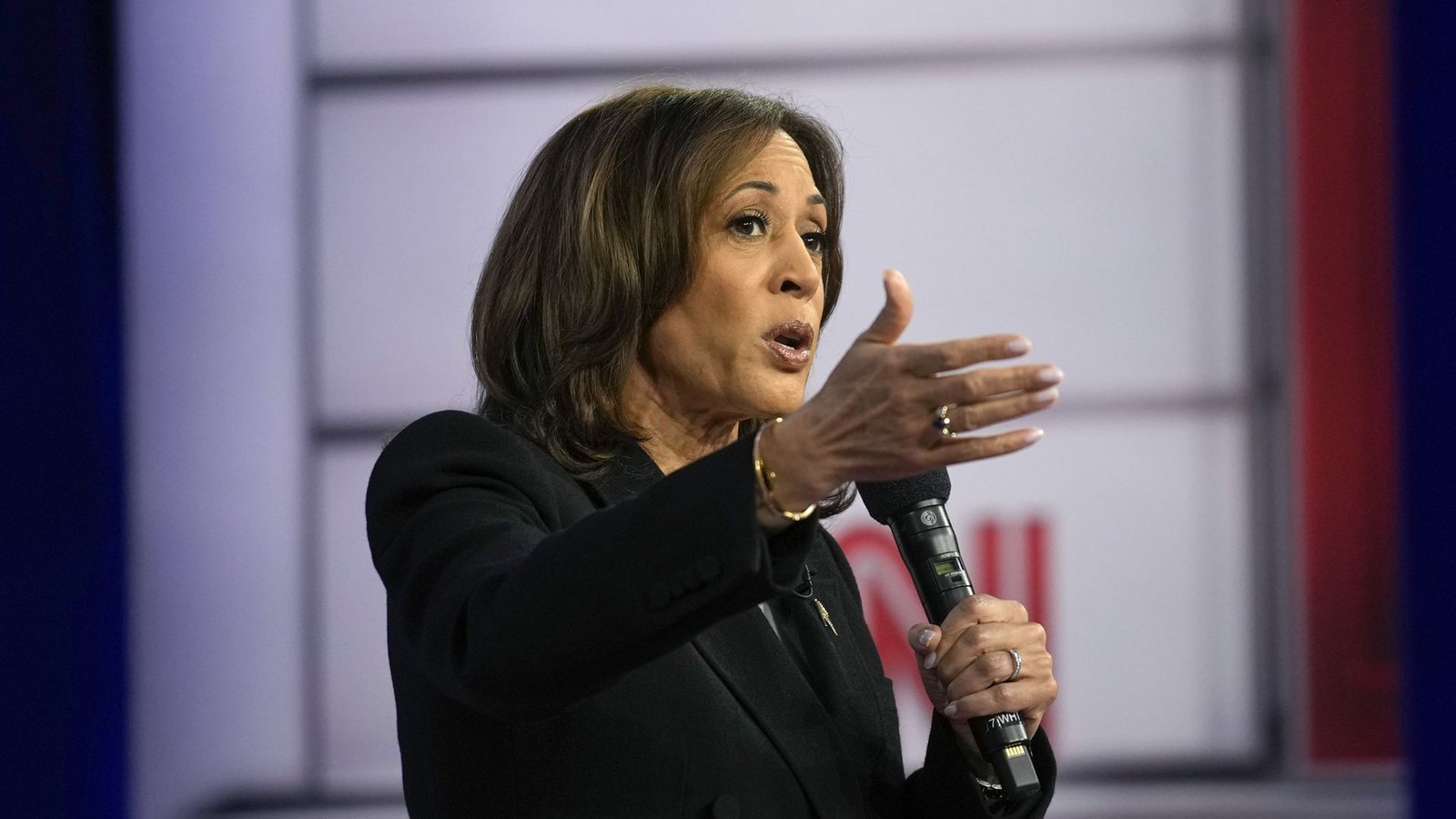Kamala Harris gab sich vor der Wahl siegessicher.Foto: AP/dpa/Matt Rourke Kamala Harris gab sich vor der Wahl siegessicher.Foto: AP/dpa/Matt Rourke