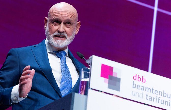 Beamtenbund-Chef Volker Geyer: Wer Stabilität und Ordnung stärken will, muss den Staat stärken.<span class='image-autor'>Foto: Rolf Vennenbernd/dpa</span>