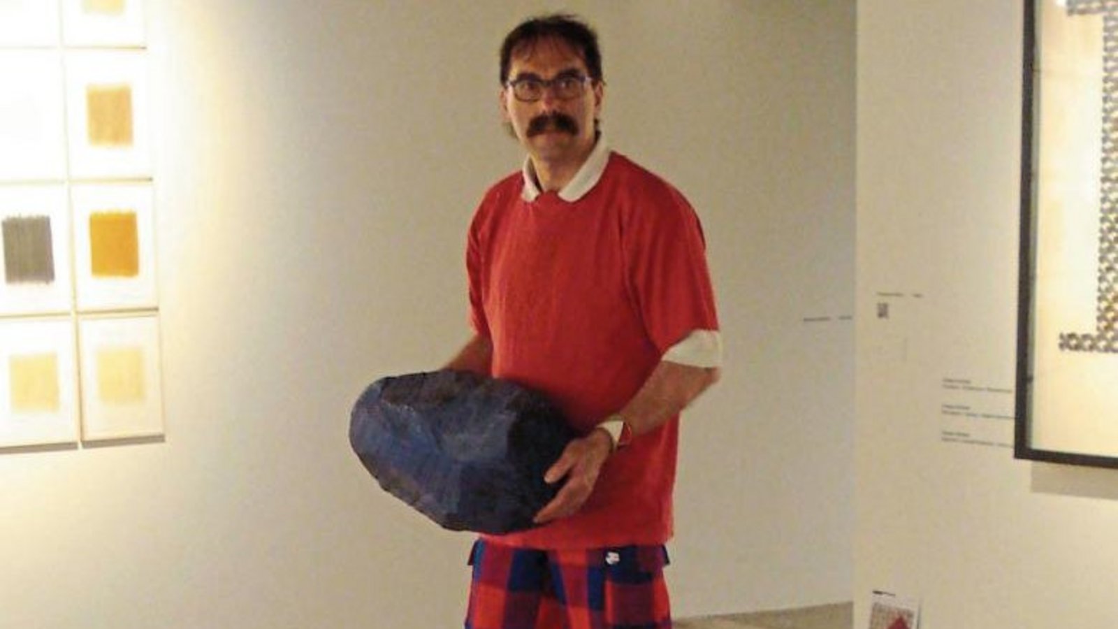 Eugen Schütz präsentiert seine Kunst in Venedig. Foto: p Eugen Schütz präsentiert seine Kunst in Venedig. Foto: p