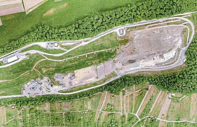 Die ausgebauten Flächen der Deponie Hamberg sind verfüllt. Foto: LE