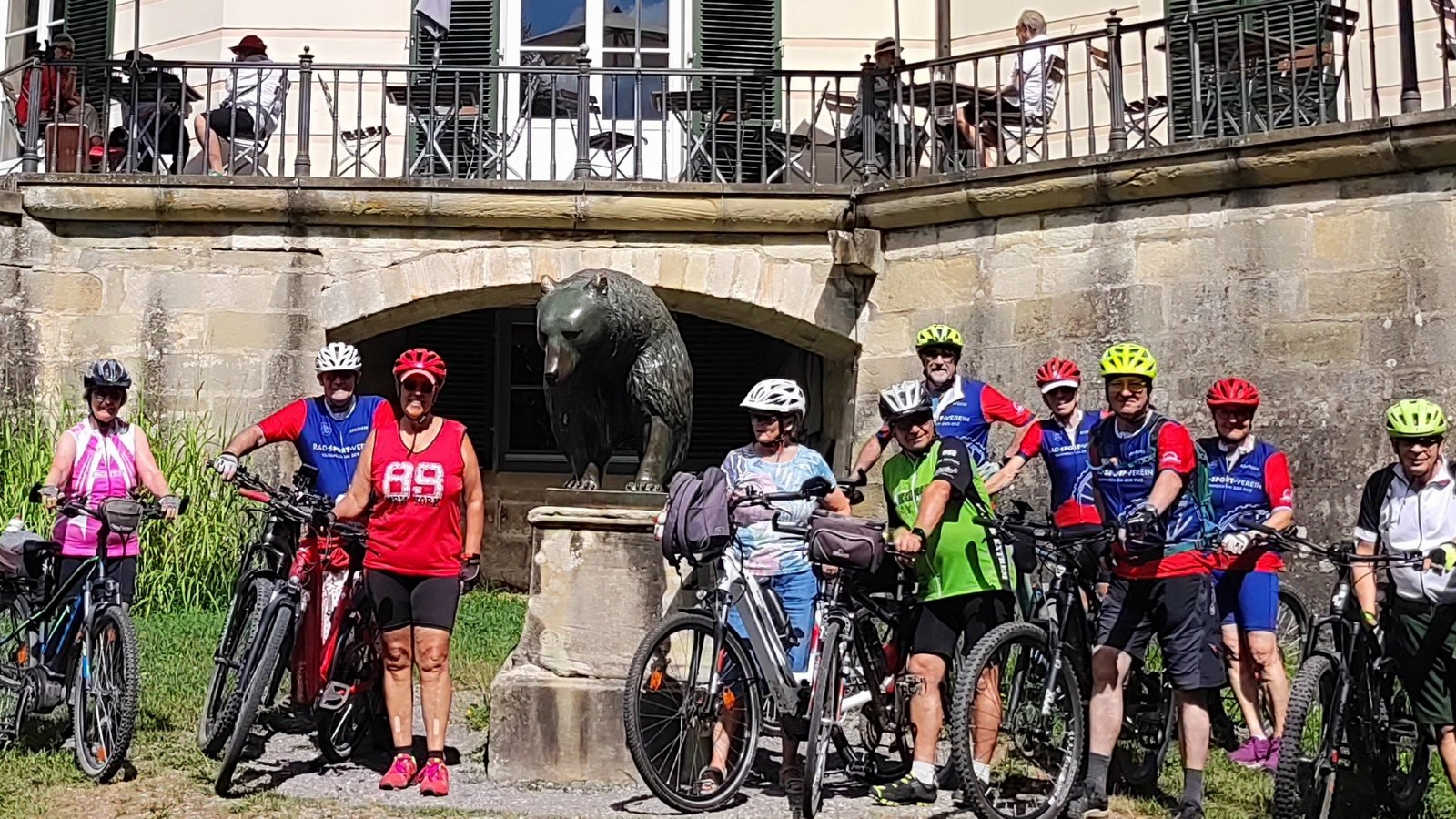 Radsportverein Vaihingen Ausfahrt Glemsmühlenradweg Fahrrad fahren Foto:p