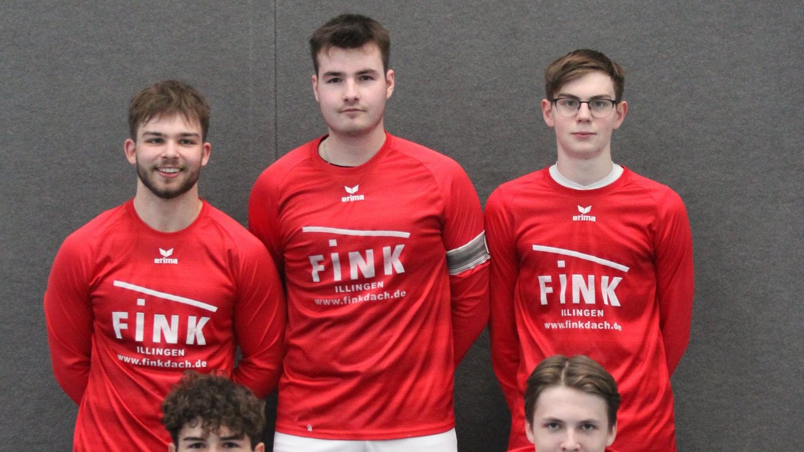 Die Meistermannschaft des TV Vaihingen IV (hinten von links): Felix Schmidt, Julian Fanz und Lukas Bengsch sowie (vorne von links): Janis Keller und Jan Staudenecker. Foto: Dittrich