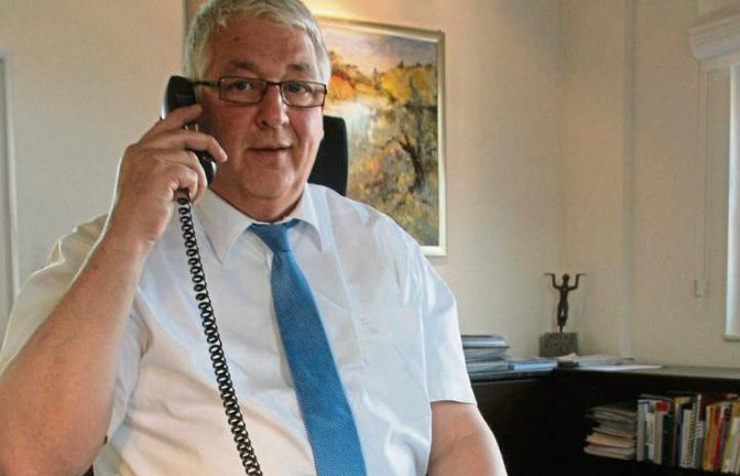 Bürgermeister Peter Schäfer ist im März in seine dritte Amtsperiode gestartet.