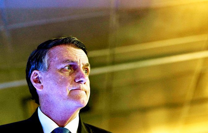 Brasiliens Ex-Präsident Jair Bolsonaro ist wegen versuchten Umsturzes zu 27 Jahren Haft verurteilt worden (Archivfoto).<span class='image-autor'>Foto: AFP/MAURO PIMENTEL</span>