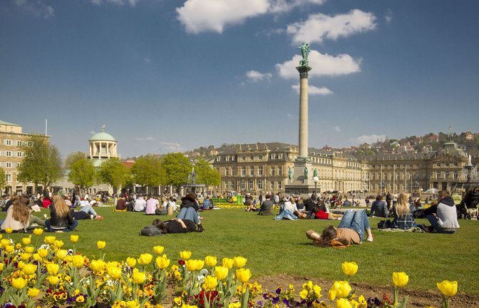 Auch in Stuttgart werden frühsommerliche Temperaturen erwartet.<span class='image-autor'>Foto: Leif Piechowski/LICHTGUT/Leif Piechowski</span>