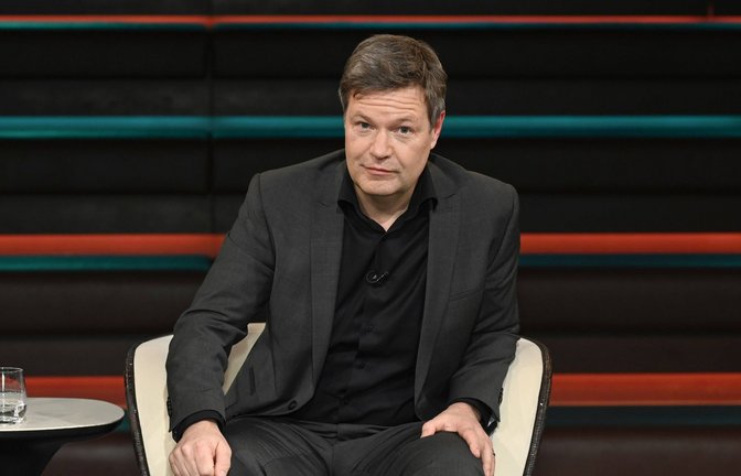 Robert Habeck zu Gast in der TV-Sendung Markus Lanz (Archivfoto).<span class='image-autor'>Foto: imago images/teutopress/teutopress GmbH</span>