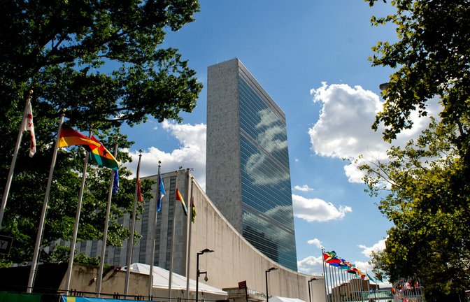 Das UN-Gebäude in New York kann nur mit US-Visum erreicht werden.<span class='image-autor'>Foto: dpa/Sven Hoppe</span>