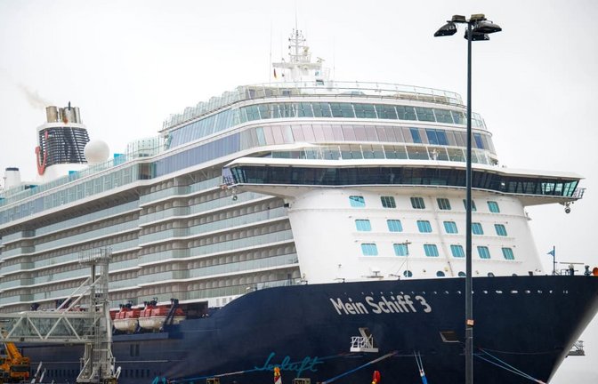 Bei dem betroffenen Kreuzfahrtschiff handelt es sich um ein Schiff der Tui Cruises «Mein Schiff 3». (Archivbild)<span class='image-autor'>Sina Schuldt/dpa</span>