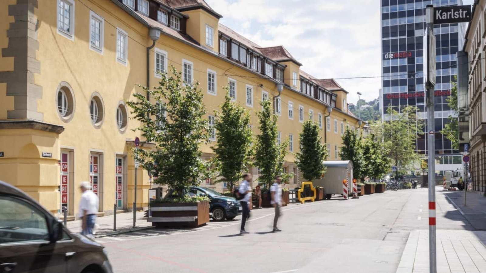 Die Stadt Stuttgart hat geplant, einen Teil dieser Kübel-Bäume innerhalb der Innenstadt umzuziehen.Lichtgut/Julian Rettig Die Stadt Stuttgart hat geplant, einen Teil dieser Kübel-Bäume innerhalb der Innenstadt umzuziehen.Lichtgut/Julian Rettig