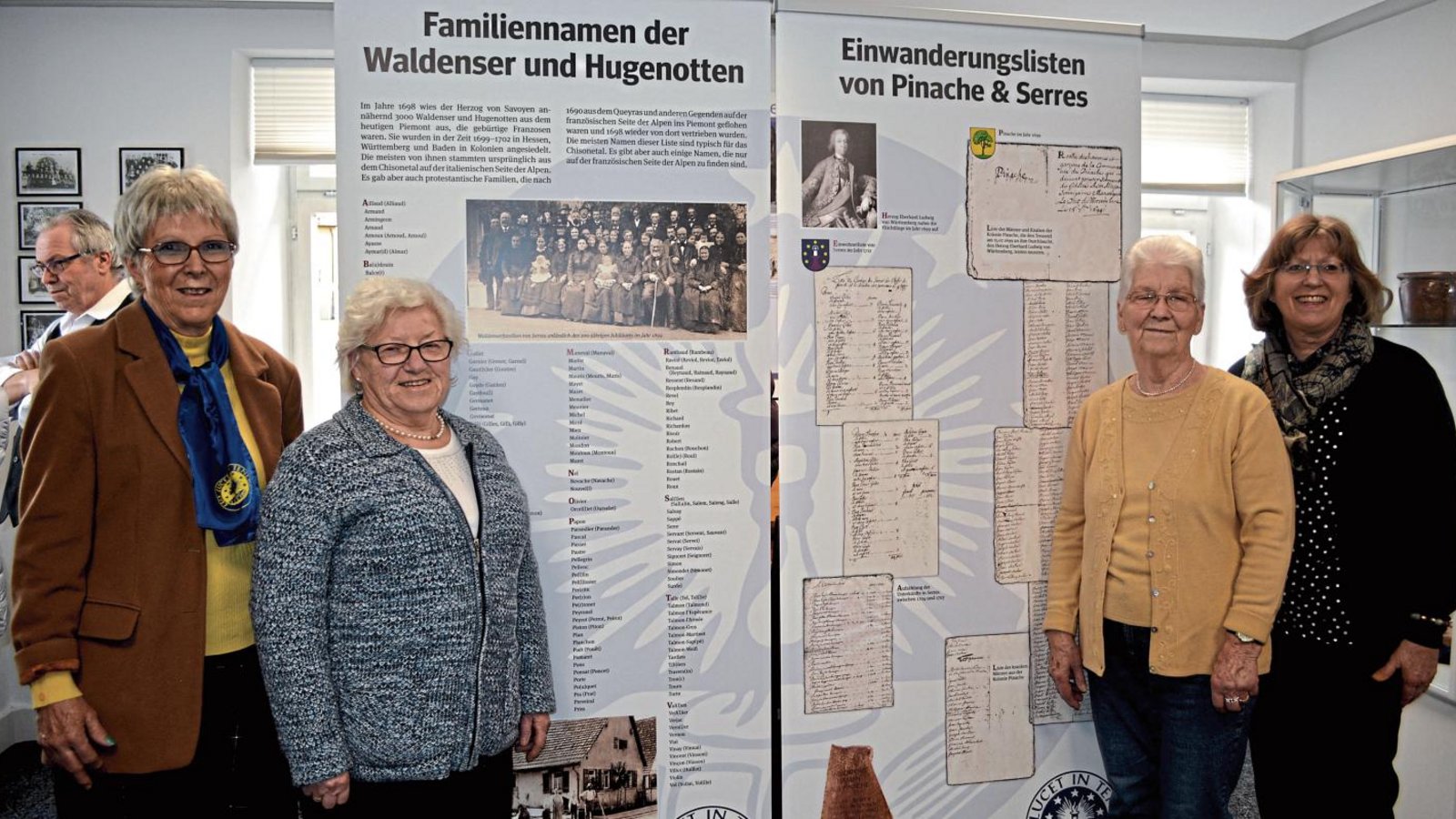 Das Team vom Waldenser-Museumsstüble (von links): Ilse Beuchle, Gertrud Roux, Margot Augenstein und Cornelia Schuler. Fotos: Stahlfeld Das Team vom Waldenser-Museumsstüble (von links): Ilse Beuchle, Gertrud Roux, Margot Augenstein und Cornelia Schuler. Fotos: Stahlfeld