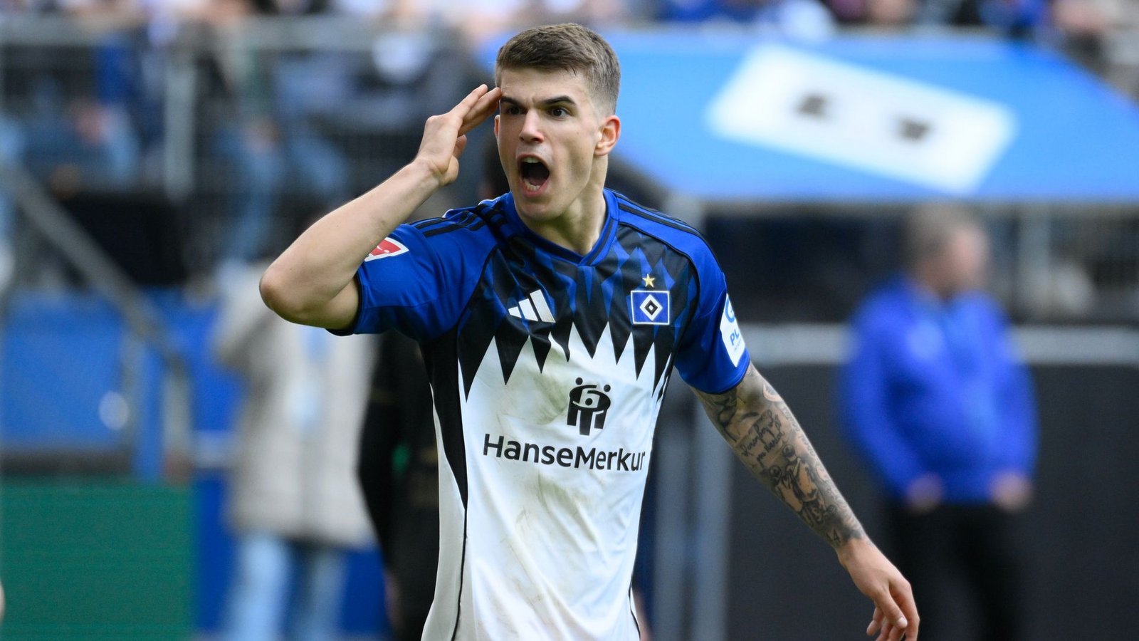 Der verletzte Luka Vuskovic fehlt dem HSV im Abstiegskampf sehr. (Archivbild)Foto: Gregor Fischer/dpa