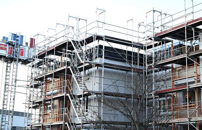 Ein großer Teil der Förderung der L-Bank fließt in den Wohnungsbau.<span class='image-autor'>Foto: Bernd Weißbrod/dpa</span>