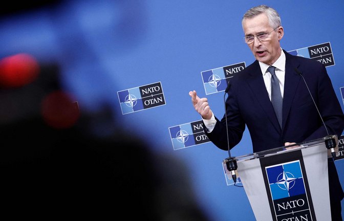 Nato-Generalsekretär Stoltenberg mahnt die Verbündeten, mehr für die Ukraine zu tun.<span class='image-autor'>Foto: AFP/KENZO TRIBOUILLARD</span>