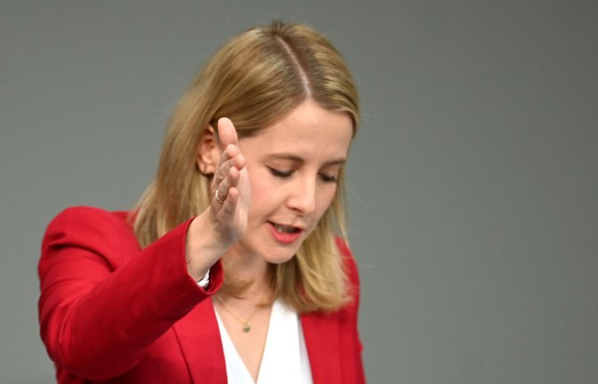 Verena Hubertz soll Bauministerin im Kabinett von Friedrich Merz werden.<span class='image-autor'>Foto: Rabea Gruber/dpa</span>