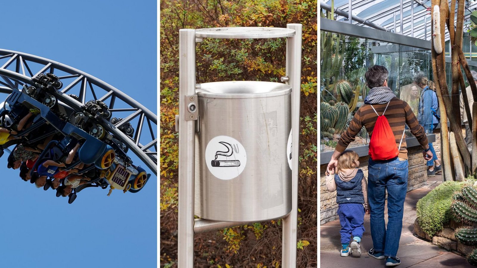 Vor allem, um Kinder und vulnerable Gruppen besser zu schützen, soll im Südwesten bald das Rauchverbot ausgeweitet werden – unter anderem wären davon auch der Freizeitpark Tripsdrill (links) und die Wilhelma (rechts) betroffen.Foto: IMAGO/Wirestock (2)/Lichtgut/Leif Piechowski Vor allem, um Kinder und vulnerable Gruppen besser zu schützen, soll im Südwesten bald das Rauchverbot ausgeweitet werden – unter anderem wären davon auch der Freizeitpark Tripsdrill (links) und die Wilhelma (rechts) betroffen.Foto: IMAGO/Wirestock (2)/Lichtgut/Leif Piechowski